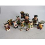 Large collection of Royal Daulton Burlinton Ware etc Tobe Jugs to include The Musketeers