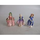 Trio of Royal Doulton figurines to include Ivy, Dinky Do and Bo peep.