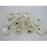 Vintage Biltons Little Miss Muffet cups saucers and side plates