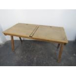 Vintage twin school desk. H60 x L115 x W57