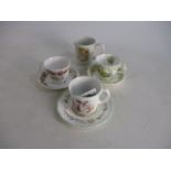 Royal Doulton, Wedgwood, world of Beatrix potter bundle of cups and saucers.