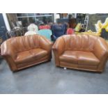 2Two x 2 seaters Italian leather soafs