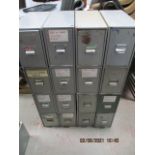 16 x Vintage Industrial Engineering Draws, Can be bolted together in any combination
