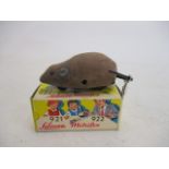 Vintage Schuco windup mouse, with box and key.