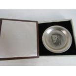 Franklin Mint silver limited edition plate. 195g . Along the brandywine by James Wyeth