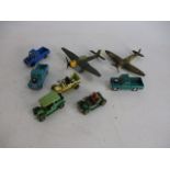 Selection of diecast vehicles to include Dinky & Corgi.