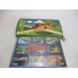 Thunderbirds commemorative jigsaw sealed, along with brio boxed wooden train & track set.