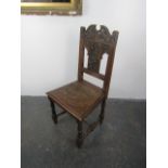 Early 20th century hall chair