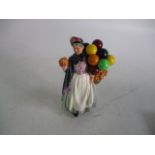 Royal Doulton HN1843 Biddy Penny farthing balloon seller figurine.