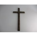 20th century wooden crucifix 56cm high