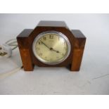 Art deco electric Ferranti mantle clock. Working