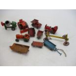 Mixed lot of vintage diecast to include Dinky, Condon, DCMT Ltd etc.