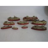 Collection of composite antique ships possibly German