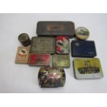 Collection of vintage tins