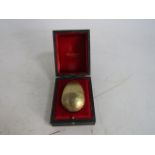 Vintage Stuart Devlin silver gilt surprise egg circa 1970