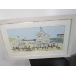 "The Lobster Pot" framed print by Sally Swannell 78cm x 48cm
