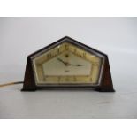 Art Deco Smiths Electric Mantle Clock. Believed to be working but not tested.