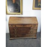 1780's Oak bureau. A/F