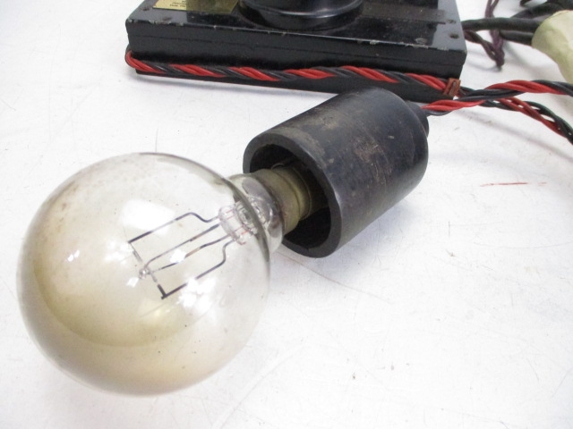 Vintage ""Edison"" pointalite resistance lamp & switch early 20th century. - Image 3 of 6