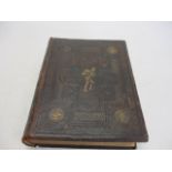 Victorian leather bound illustrated ""The pilgrims in progress"" book.