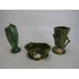 Collection of vintage Sylac vases