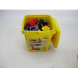 Mixed lot of Duplo in carry tub.