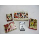 Collection of vintage playing cards to include (Chad valley snap, Fairy tale, Canasta)