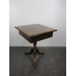 Early 20th century side table. H62 x W50 x D50.
