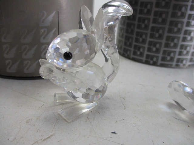 Trio of Swarovski crystal to include squirrel, duck and butterfly. - Image 2 of 4