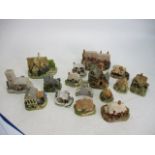 Quantity of Lilliput lane to include Christmas collection, the pigsty, spring bank etc.