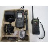 2 marine VHF radios a Cobra Marine appears unused and a Star M 298