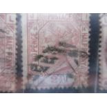 SG141 1879 2 1/2d rosy mauve plate 14, Cat £85.