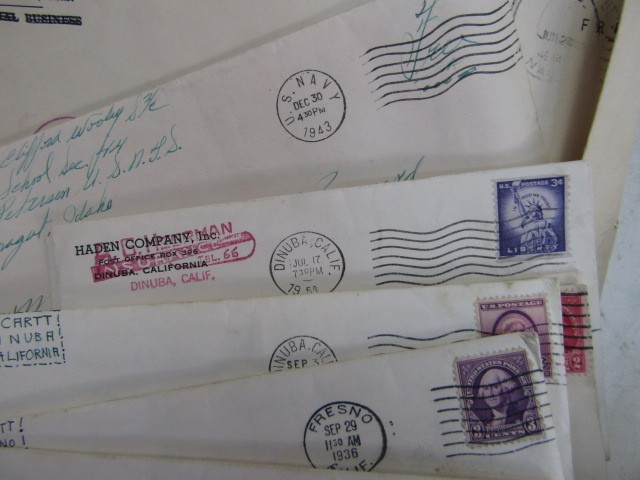 Very large collection of American stamps on envelope with original correspondence inside some have - Image 3 of 7