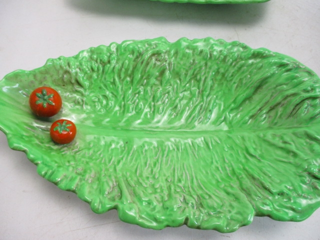 Pair of vintage serving dishes lettuce and tomato, Beswick and Carltonware. - Image 2 of 6