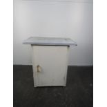 French Enamel Kitchen Cupboard H66 x L63 x W40