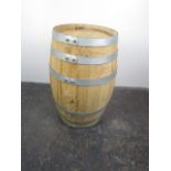 Rustic pine barrel 66cm high