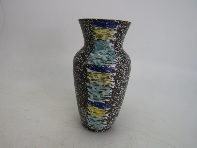 Vintage West German vase pattern no 663-25 unusual pattern .