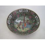 Vintage early 20th century large Japanese punch bowl