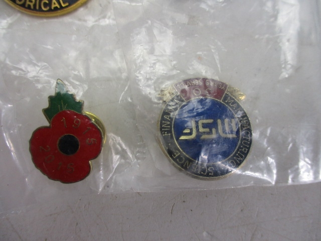 Selection of pin badges to include Leyland historical, manufacturing science etc. - Image 2 of 3