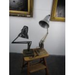 2 x Herbert Terry 2 step anglepoise lights A/F