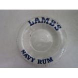 Vintage :ambs Navy Rum Royal Norfolk ashtray