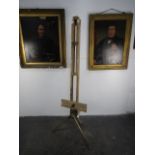 Vintage easel by Daler Rowney. H190 x W76cms approx.