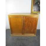 Vintage lockable school cupboard with key 197cm x 126cm x 48cm