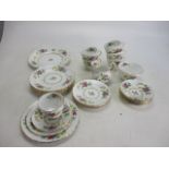 Royal Chelsea bone China teacups/saucers, side plates etc.