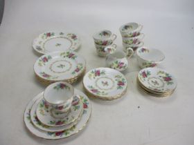 Royal Chelsea bone China teacups/saucers, side plates etc.