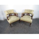 Pair of Vintage Tub Chair