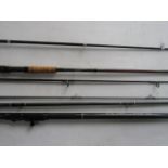 3 fishing rods and chair Silstar ET 3801-360 Silstar SP60 3572-300 and a telescopic rod