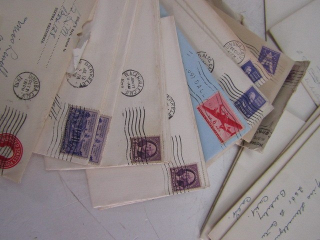 Very large collection of American stamps on envelope with original correspondence inside some have - Image 2 of 7