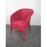 Vintage Lloyd loom tub chair "Lusty".