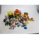 Noddy Toyland bundle to include garage, vehicles, figures etc.
